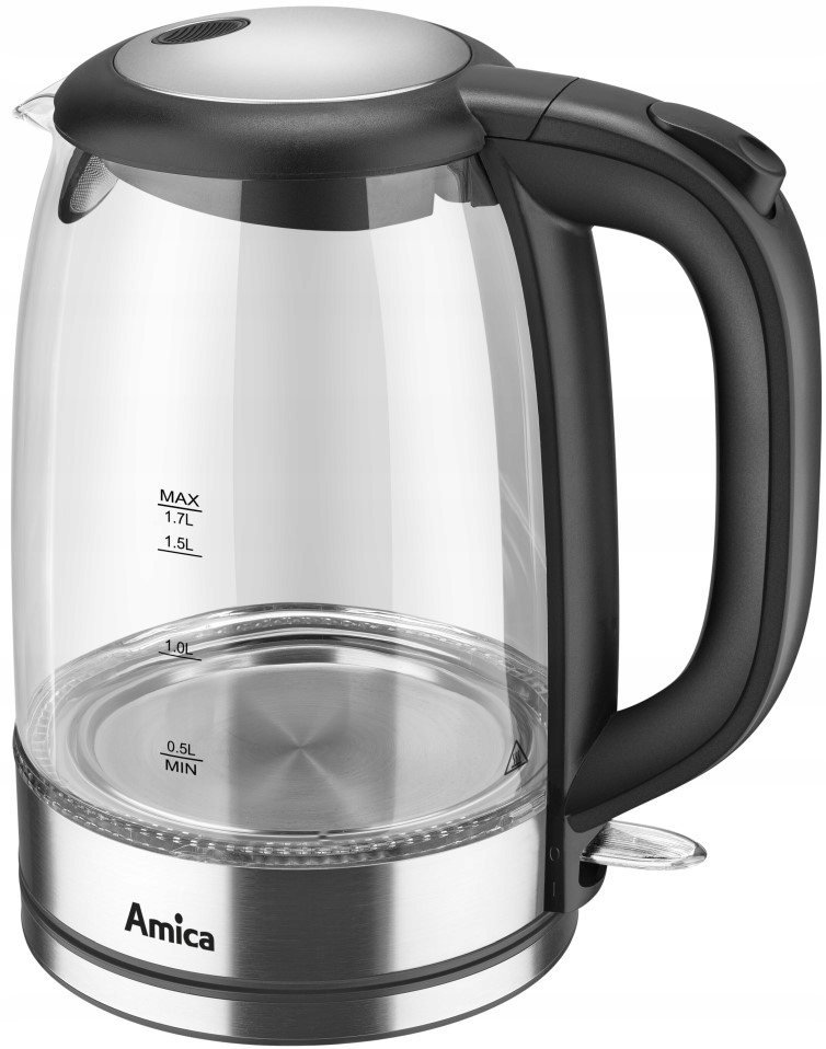 Rýchlovarná kanvica Amica KD 2050G 2200 W 1,7 l strieborná/šedá